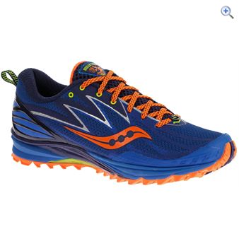 Saucony Peregrine 5 Men's Trail Running Shoe - Size: 12 - Colour: Blue-Orange